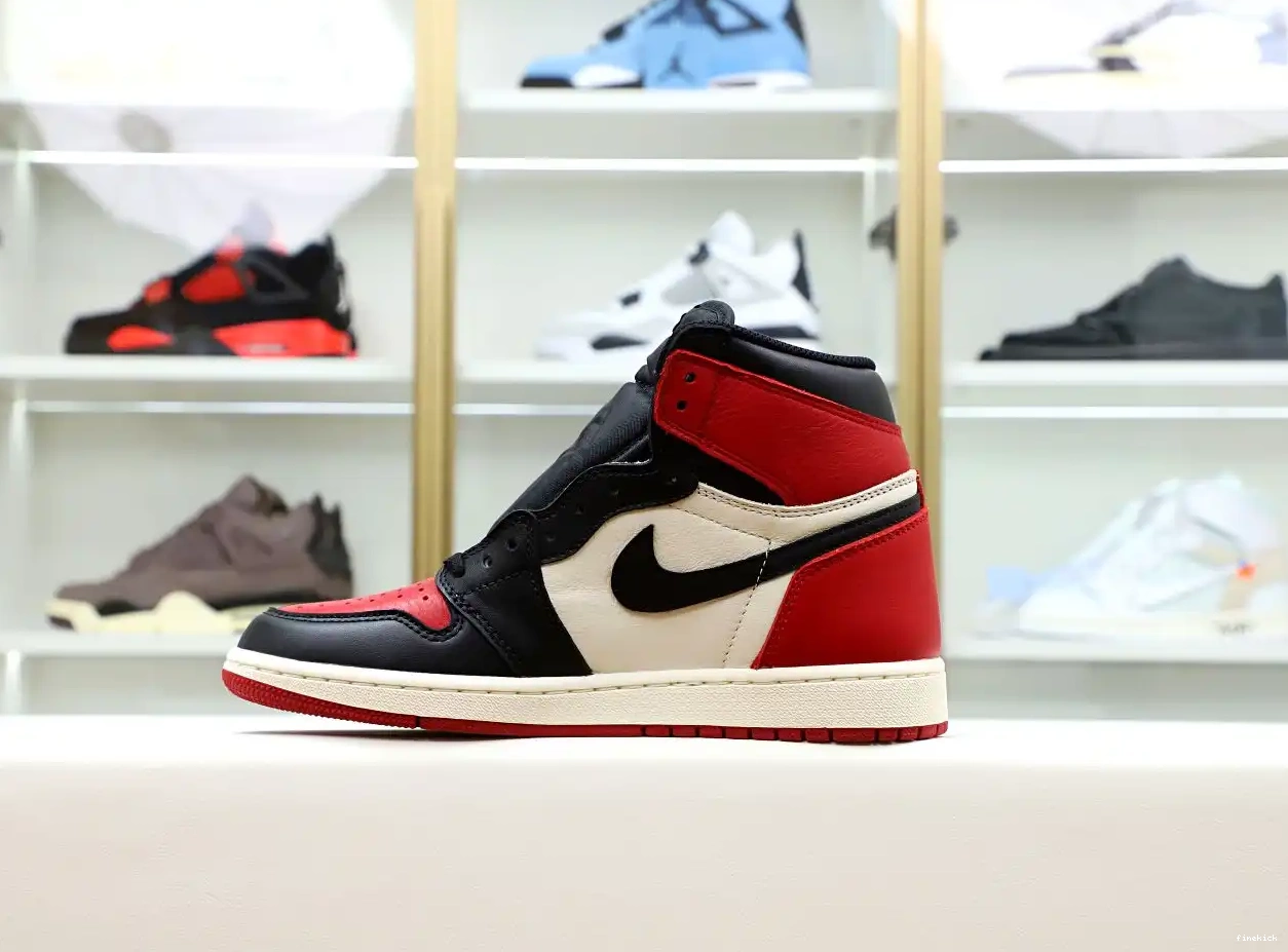 AIR HIGH TOE' RETRO JORDAN 'BRED 1 OG 0706